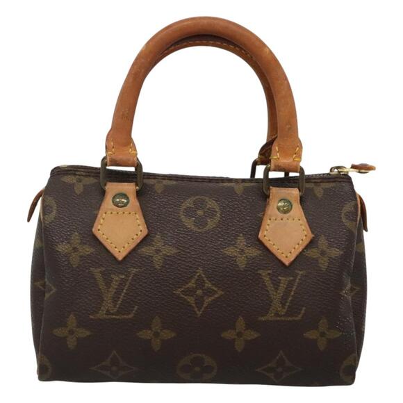 LOUIS VUITTON Monogram Mini Speedy Hand Bag M41534 - Picture 13 of 16